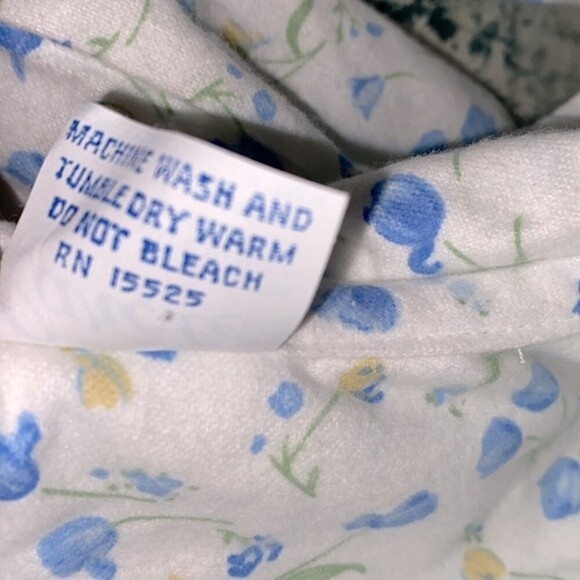 Vintage cotton floral nightgown maxi size small - Picture 8 of 8